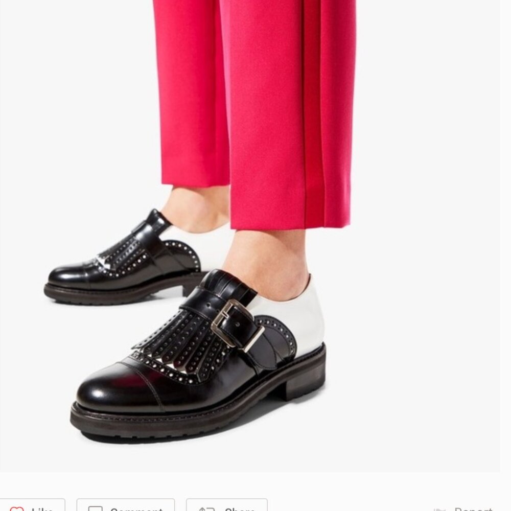 The Office of Angela Scott Mr.Oliver Brogue shoes like new size euro 38 `